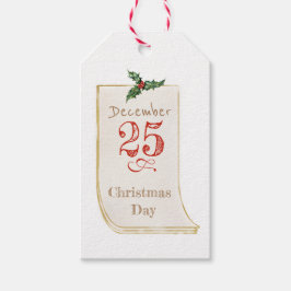 クリスマスデイヴィンテージギフトラベル ギフトタグ