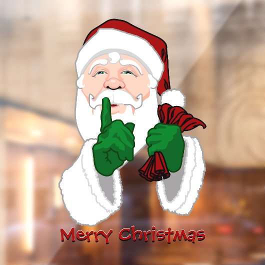 クリスマスデカールカスタムサンタ節ウィンドウデカール ウィンドウサイン (シート2)