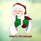 クリスマスデカールカスタムサンタ節ウィンドウデカール ウィンドウサイン (シート3)