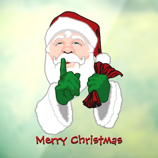 クリスマスデカールカスタムサンタ節ウィンドウデカール ウィンドウサイン (シート3)