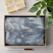 クリスマスデコページ付き冬の列車リース 薄葉紙 (ギフト)