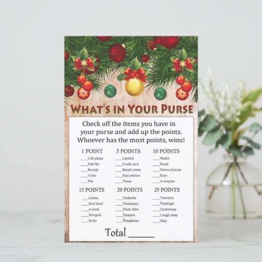 クリスマスデコレーションあなたの財布ゲームの何 (スタンド正面)