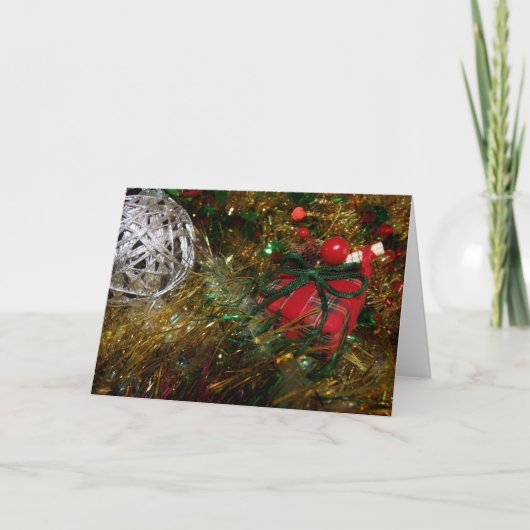 クリスマスデコレーションカード シーズンカード (正面)