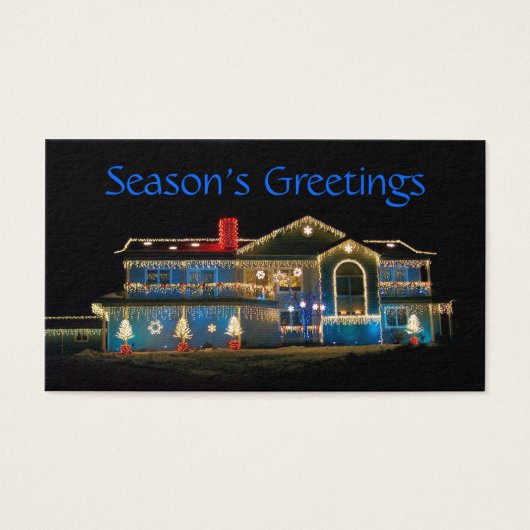 クリスマスデコレーションギフトラベル (正面)