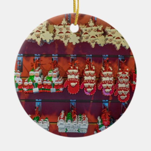 クリスマスデコレーションクリスマスツリーオーナメント セラミックオーナメント (正面)