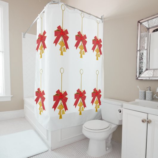 クリスマスデコレーションシャワーカーテン シャワーカーテン (インサイチュ)
