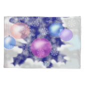 クリスマスデコレーションデザインピローケース 枕カバー (裏面)