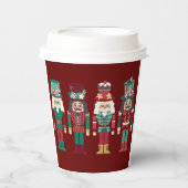 クリスマスデコレーションナツクラッカー 紙コップ (正面)
