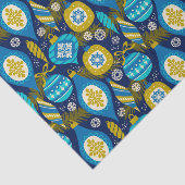 クリスマスデコレーションブルーホリデーオーナメント 薄葉紙 (詳細)