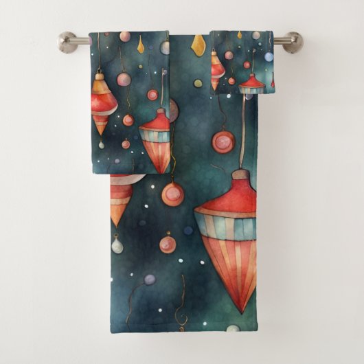 クリスマスデコレーションホリデーデコール バスタオルセット (インサイチュ)
