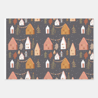 クリスマスデコレーションラッピング紙 ラッピングペーパーシート