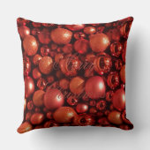 クリスマスデコレーションレッドボーブル クッション (裏面)