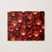 クリスマスデコレーションレッドボーブル ジグソーパズル (横)