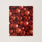 クリスマスデコレーションレッドボーブル ジグソーパズル (縦)