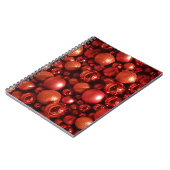 クリスマスデコレーションレッドボーブル ノートブック (左側)