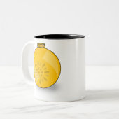 クリスマスデコレーション2 ツートーンマグカップ (正面左)