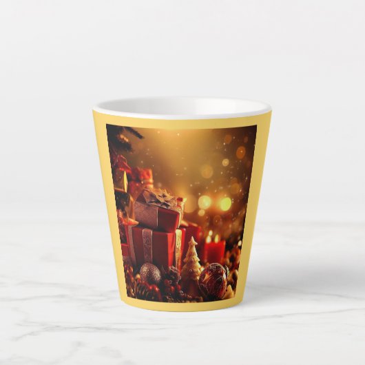 クリスマスデコレーション3 カフェラテマグ (正面)
