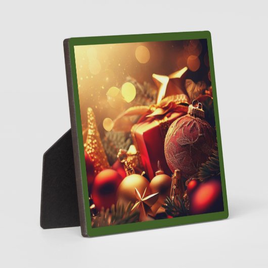 クリスマスデコレーション7 フォトプラーク (正面)