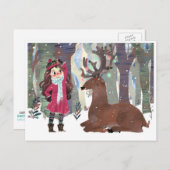 クリスマスデコレーション シーズンポストカード (正面/裏面)