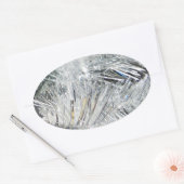 クリスマスデコレーション 楕円形シール (封筒)