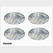 クリスマスデコレーション 楕円形シール (シート)