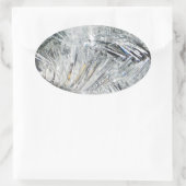 クリスマスデコレーション 楕円形シール (バッグ)