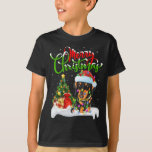 クリスマスデコレーションSanta Dachshund Dog Christmas Tシャツ<br><div class="desc">クリスマスデコレーションSanta Dachshund Dog Christmas</div>