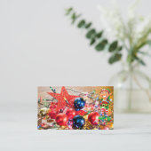 クリスマスデコレータカスタム文字テンプレート 名刺 (スタンド正面)