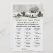 クリスマスデコールカーあなたの財布ゲームの中に何が (正面/裏面)