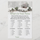 クリスマスデコールカーあなたの財布ゲームの中に何が (正面)