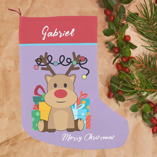 クリスマスデコールキュートトインデナークラシック スモールクリスマスストッキング