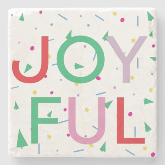 クリスマスデコールストーンのコースター ストーンコースター (正面)