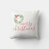 クリスマスデコールファームハウスホリデーピロー クッション (正面)