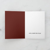 クリスマスデコール、クリスマスグリーティング カード (内部)