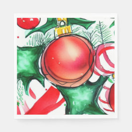 クリスマスデコール スタンダードランチョンナプキン