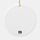 クリスマスデコール セラミックオーナメント (裏面)