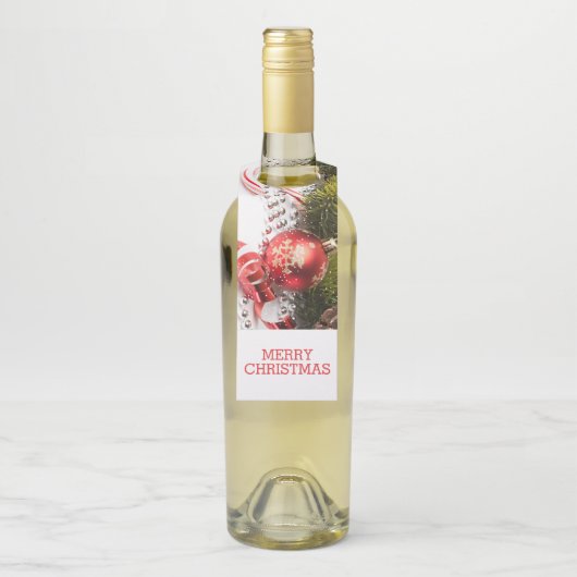 クリスマスデコール ボトルネックタグ (ボトル)