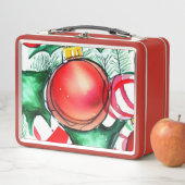 クリスマスデコール メタルランチボックス (インサイチュ)