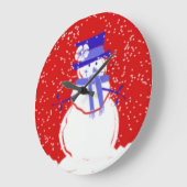 クリスマスデザイナーウォールクロックバイセレニティ – 贈り物 ラージ壁時計 (傾斜)