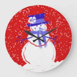 クリスマスデザイナーウォールクロックバイセレニティ – 贈り物 ラージ壁時計