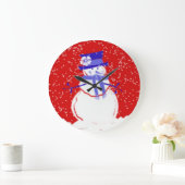 クリスマスデザイナーウォールクロックバイセレニティ – 贈り物 ラージ壁時計 (ホーム)