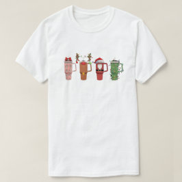 クリスマスデザインとクリスマスデコール Tシャツ