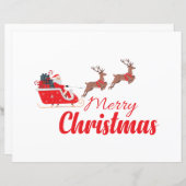 クリスマスデザインとトナカイ (正面/裏面)