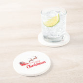 クリスマスデザインとトナカイ コースター (側面)