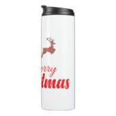 クリスマスデザインとトナカイ タンブラー (回転右)