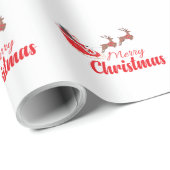 クリスマスデザインとトナカイ ラッピングペーパー (ロールコーナー)