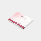 クリスマスデザインとホリデーボーブルテンプレート ポストイット (アングル)