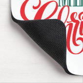 クリスマスデザインと星 マウスパッド (コーナー)