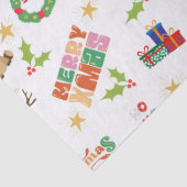クリスマスデザインのギフト用ティシューペーパー 薄葉紙 (詳細)