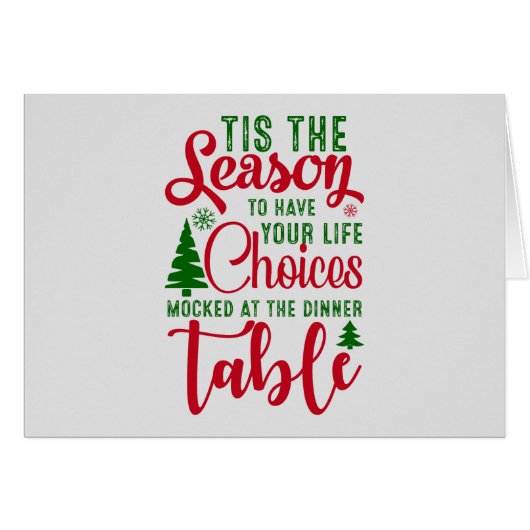 クリスマスデザインの季節の選択 (正面横)